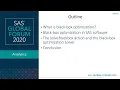 The New solveBlackbox Action in SAS Optimization 8 5