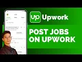 How To Post Jobs On Upwork