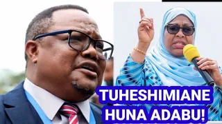 RAIS SAMIA AMFOKEA TUNDU LISSU HUNA ADABU HUO NI UTOVU WA NIDHAMU TUHESHIMIANE 