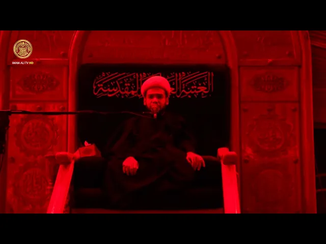 ⁣المؤمنون يحيون ليلة جرح أمير المؤمنين (عليه السلام) داخل الضريح الشريف
