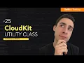 Creating a reusable utility class for CloudKit code Advanced Learning