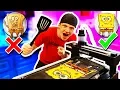 MAKING PANCAKE ART AGAINST A PANCAKE ROBOT