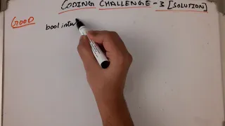 Coding Challenge - 3 Solution LockDown Learner