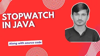 Stopwatch Project in Java