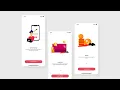Modern UI design Intro slider Android Design Design with basics for beginners