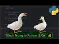 Duck Typing In Python In 4 Minutes