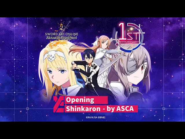 Download MP3 Shinkaron - by ASCA - Sword Art Online Alicization Rising Steel 1st Anniversary Opening