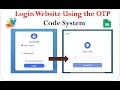 How to make Website Login ID and Password with OTP 0 0 0