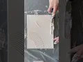 Artist uses modeling paste to create textured art