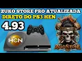 How to install the updated Zuko Store Pro directly from PS3 HEN 4 93