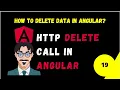 HTTP DELETE Call in Angular Delete call Angular Httpclient Angular tutorial