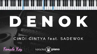 denok cindi cintya feat sadewok karaoke piano female key