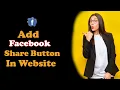 how to add facebook share button on website facebook for developers Coding Juice