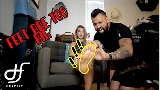 Tickle Challenge role play as a shoe salesmen comdey