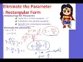 Eliminate Parameter t rectangular form