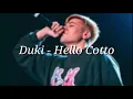 DUKI - HELLO COTTO (Letra + Descarga)