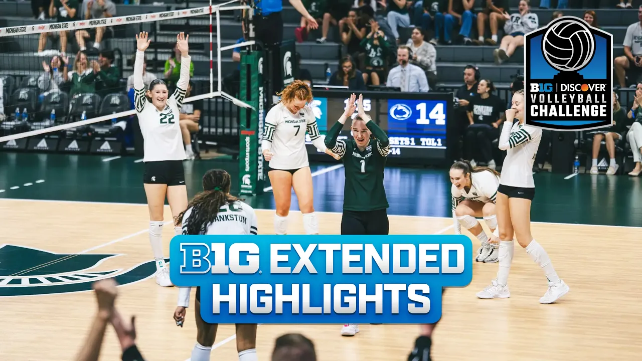 Michigan State at USC | Extended Highlights | Big Ten Volleyball | 10/04/2026