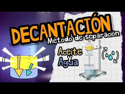 Download MP3 ¿QUÉ ES LA DECANTACIÓN? ⚡Métodos de separación de las MEZCLAS fácil y sencillo en 3 minutos