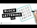 3 Easy Ways to Improve Your Block Lettering