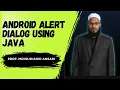 Alert Dialog in Android Using Java Back Button Confirmation Example