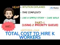 Total Cost to Hire K Workers Using 2 Heap Dry Run META Leetcode-2462 Live Code