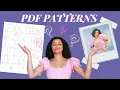 How to Print and Use PDF Patterns - Beginner Sewing LYDIA NAOMI