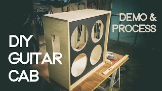 diy 4x12 guitar cab process demo 2017 hd 