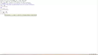 Python Lesson 3 Variables