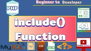 Include function in PHP Tutorials for beginners - 41 HINDI