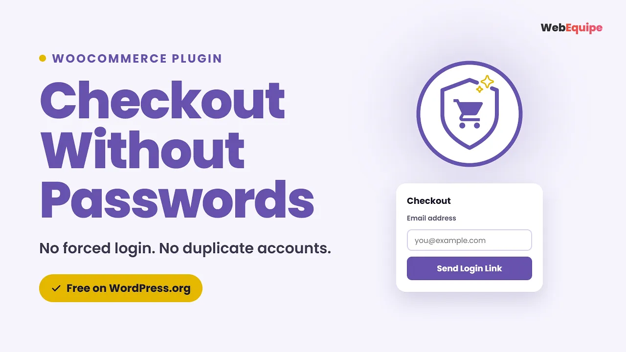 Watch how passwordless checkout works 