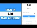AOL Login How to Sign in AOL Mail Account 2024