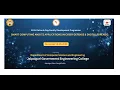 ATAL Online Faculty Development Program Organized by CSE JGEC DAY-1