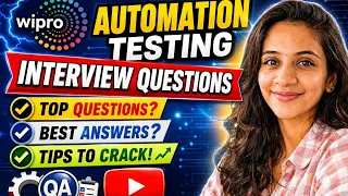 Wipro Automation Testing Interview Questions Answers Selenium Java API Testing Experienced