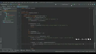 Student Grade Calculator java Project Basic Project Codsoft Task 2
