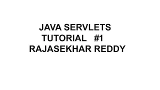 Servlets Tutorial 01 - Introduction To Servlets For Beginners Advanced Java Servlet s free