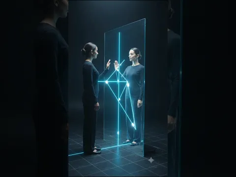 आईना हमें उल्टा क्यों दिखाता है? #shorts #mirror