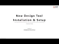 New Design Tool Installation Setup