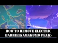How to unlock Amakumo peak puzzle Genshin Impact remove electric shield barrier