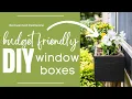 DIY Window Planter Boxes for Only 35