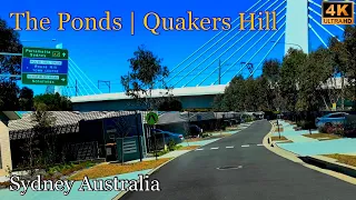Driving From The Ponds to Quakers Hill Western Sydney Australia 4K