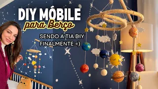 DIY cerâmica fria - móbile mais lindo que já fiz! (DIY Quarto de Bebê) - Cerâmica Fria!