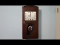 1930 s Vedette Westminster Chime French Art Deco Wall Clock