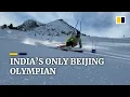 Lagu Skier Arif Khan is India’s only athlete competing in the Beijing Winter Olympics