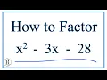 How to Solve x 2 - 3x