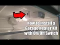 Installing a Garage Refrigerator Kit with Switch to Keep Refrigerator Cold in a Garage