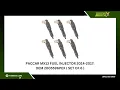 Paccar MX13 Fuel Injector 2014-2017 OEM 2005596PEX Set of 6