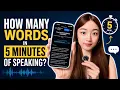 How Many Words Can You Speak in 5 Minutes Calculate Your Exact Speaking Speed