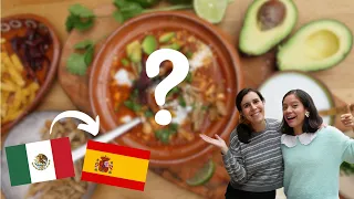 INTENTANDO HACER SOPA DE TORTILLA EN ESPAÑA 😱(CON @AmandaOrtiga) - La Cooquette
