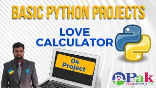 basic python projects Love Calculator 04