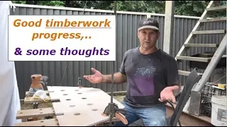 Building my steel sailing yacht Ep.31 Completing V berth framing pt.4 & fitting V berth bulkheads